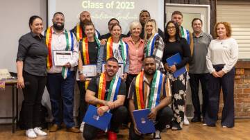 The graduates from the 2023 New South Wales Indigenous Employment Pathways Program (IEPP) based in the Hunter Valley. Picture supplied