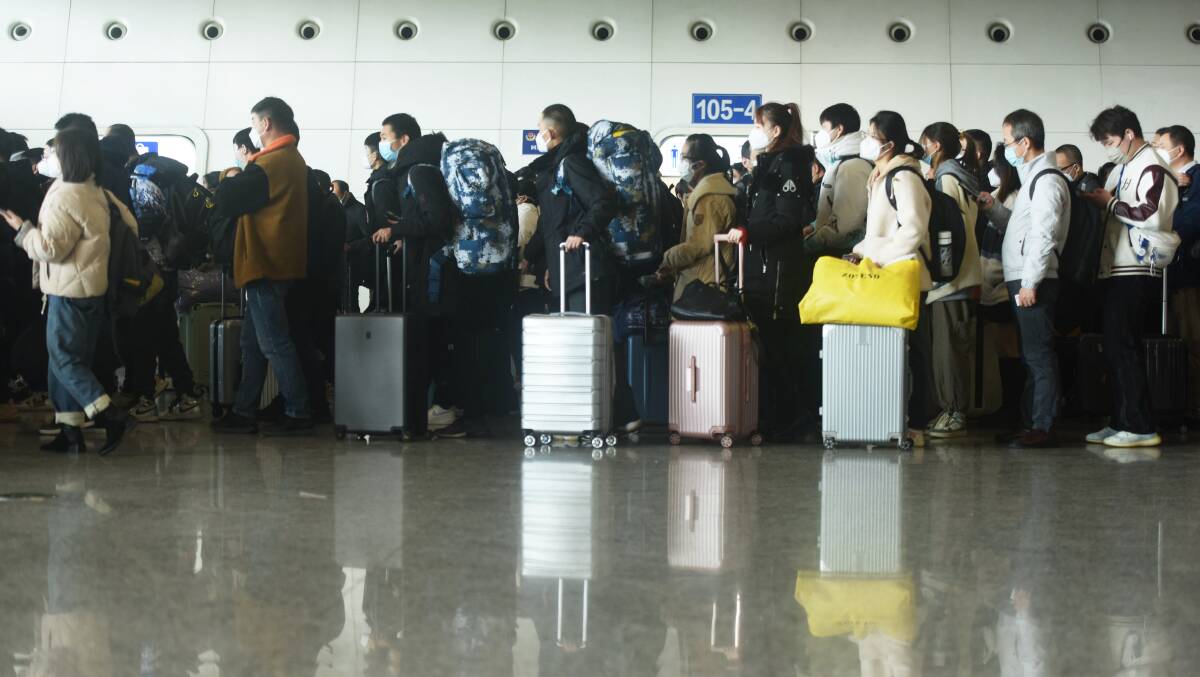 As Omicron spreads fast across the country, many cities have ordered universities and colleges to evacuate their students. Picture Future Publishing via Getty Images