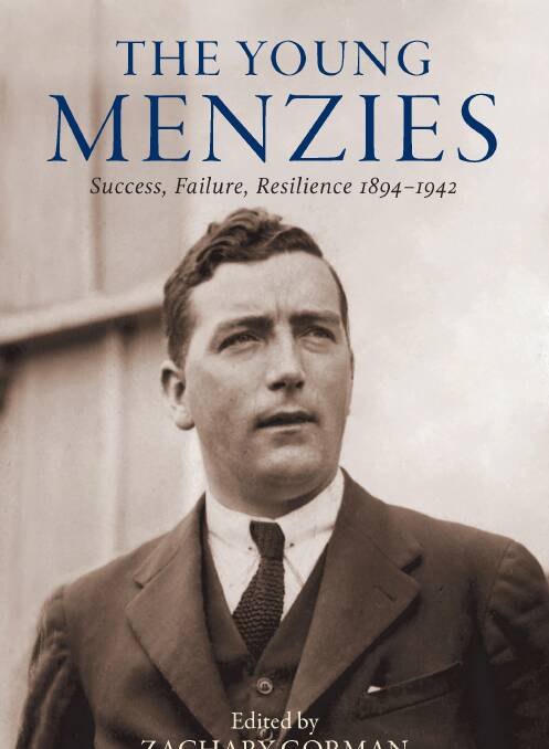 A young Robert Menzies, from the cover of Zachary Gorman's edited collection of essays. 