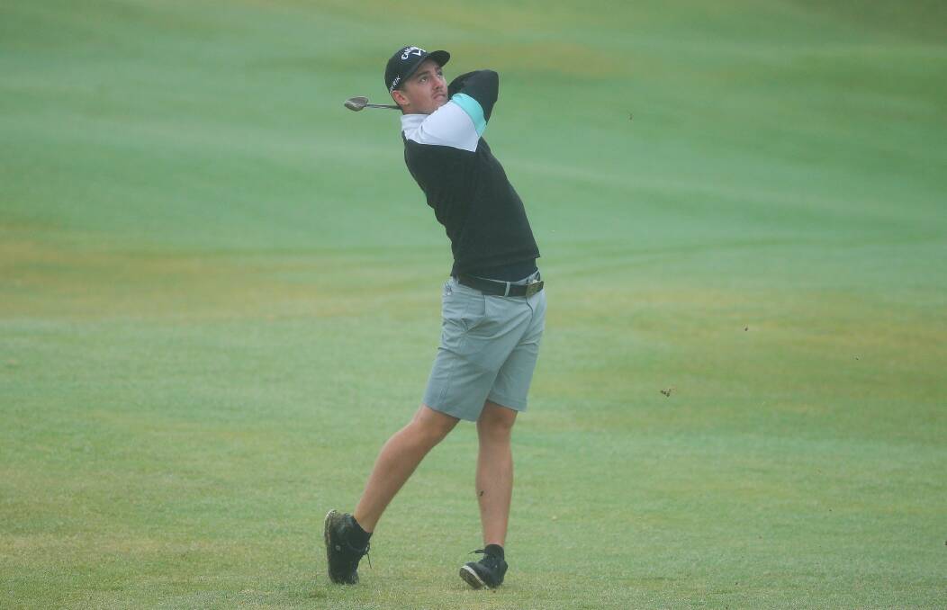 ON COURSE: Muswellbrook 20-year-old Josh Fuller is in his first year as part of the Golf NSW High Performance Squad. Picture: David Tease (Golf NSW)