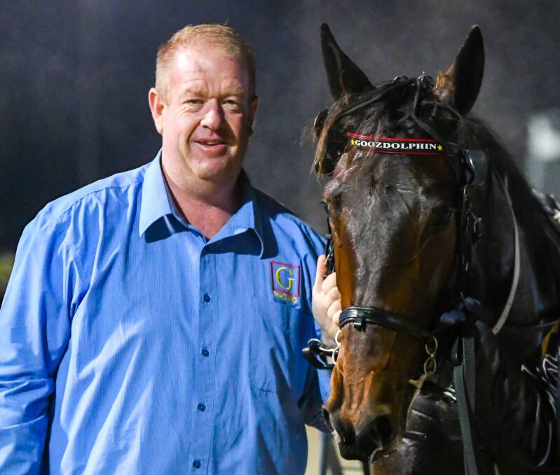 Trainer Aaron Goadsby. Picture Racing at Club Menangle Trackside