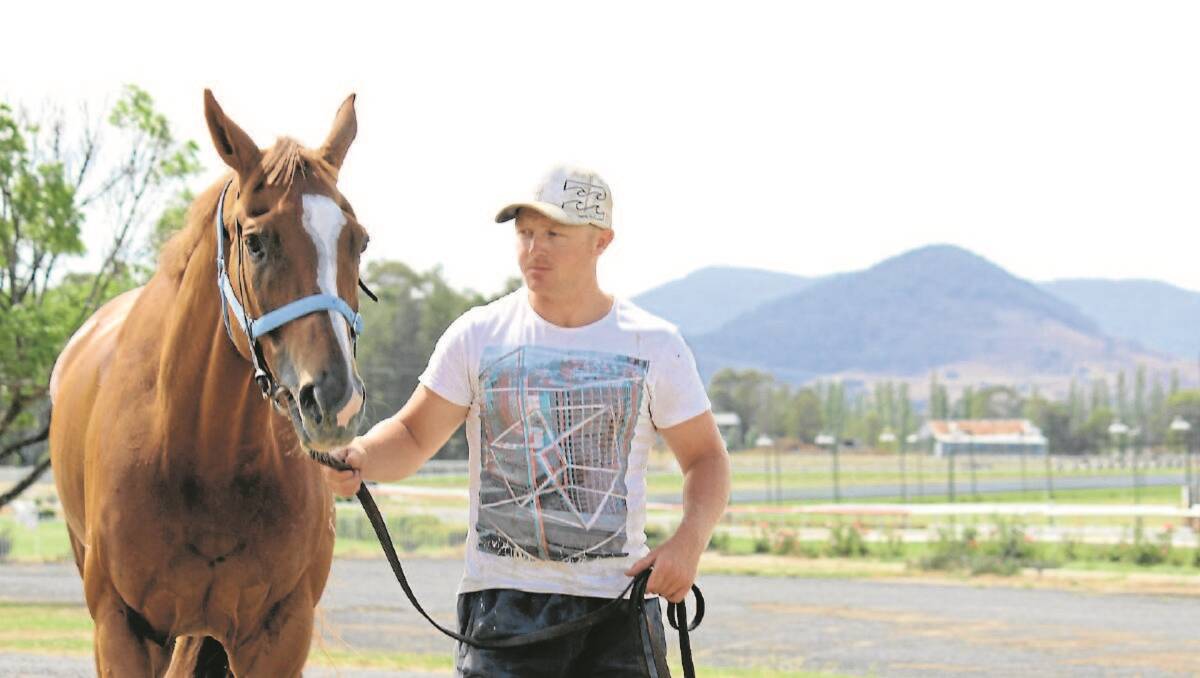NICE MOVE: Trainer Cameron Crockett has enjoyed his time so far at Scone. Picture: Nick McGrath/Mudgee Guardian