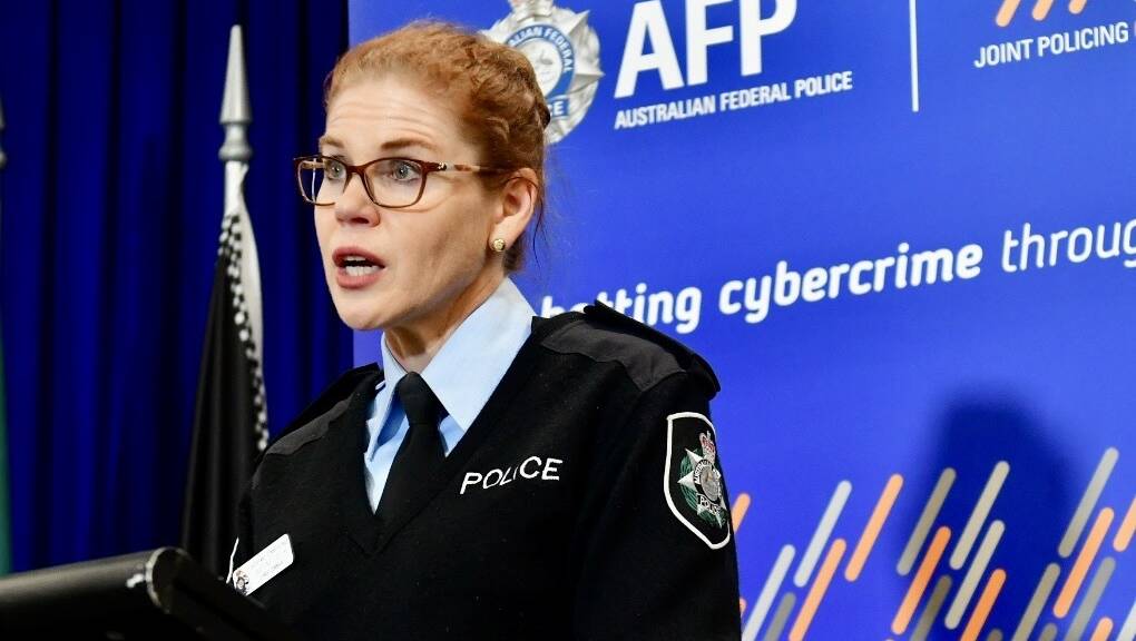 AFP's Assistant Commissioner Cyber Command Justine Gough. Picture by Elesa Kurtz