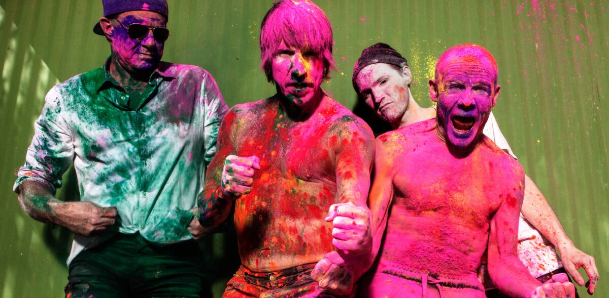TINKLED PINK: The Red Hot Chili Peppers are bringing their long list of hits to Hope Estate on February 23.
