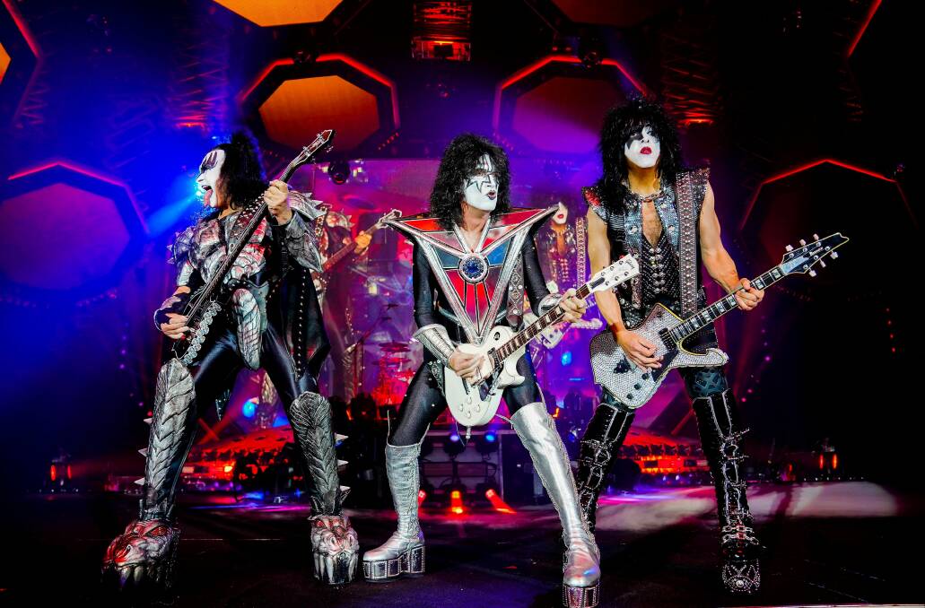 KISS are donning the make-up one final time in Australia. Picture supplied