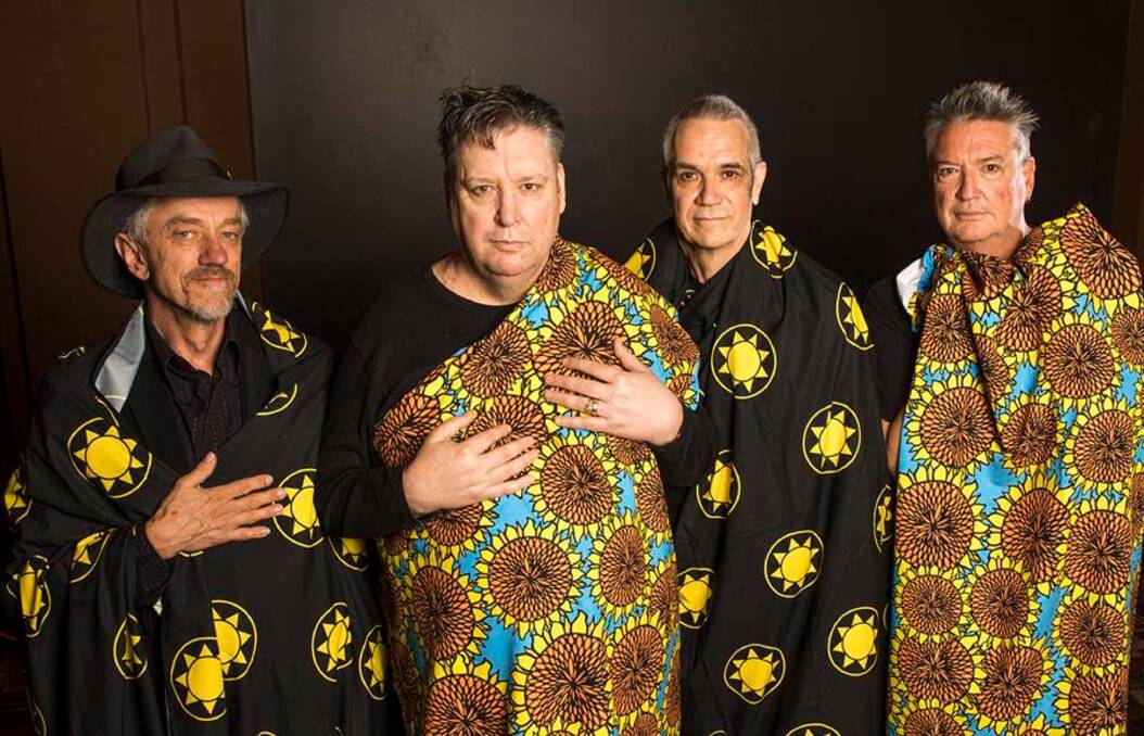 From left, Richard Burgman, Jeremy Oxley, Bil Bilson and Peter Oxley are preparing to farewell Sunnyboys after an unexpected second coming. Picture supplied