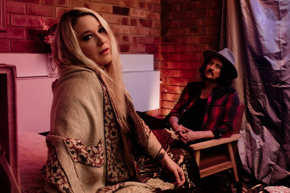 Catherine Britt and Lachlan Bryan have found instant musical chemistry as the alt-country duo, The Pleasures. Picture supplied