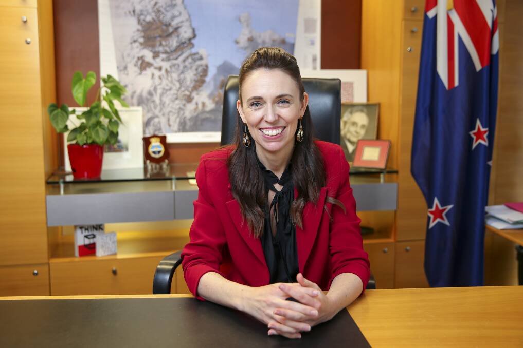 Over 5.5 years in office, New Zealand prime minister Jacinda Ardern has given the world many iconic moments. Picture by Hagen Hopkins for AAP