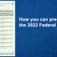 GETTING READY: What you need to do to be ready for the 2022 Federal Election.