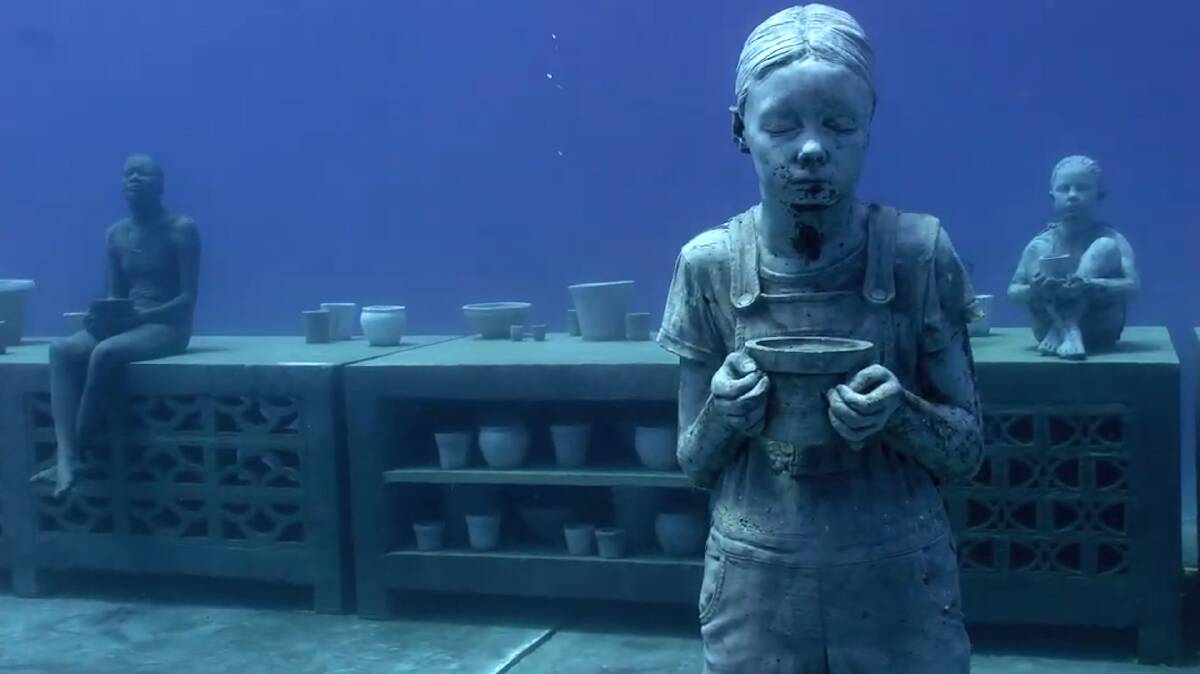 Pictures supplied by British artist Jason deCaires Taylor.