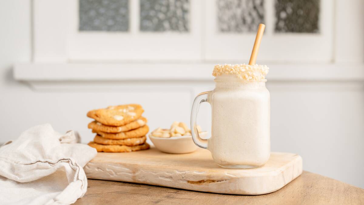 A Mylkshake, a drink based on macadamia "mylk". Picture supplied