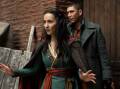 Jessie Mei Li and Archie Renaux star as Alina and Mal in the second season of Shadow and Bone while, below, Emily Browning and Megan Good are Zoe and Amelia in Class of '07. Pictures by Netflix, Amazon Prime Video