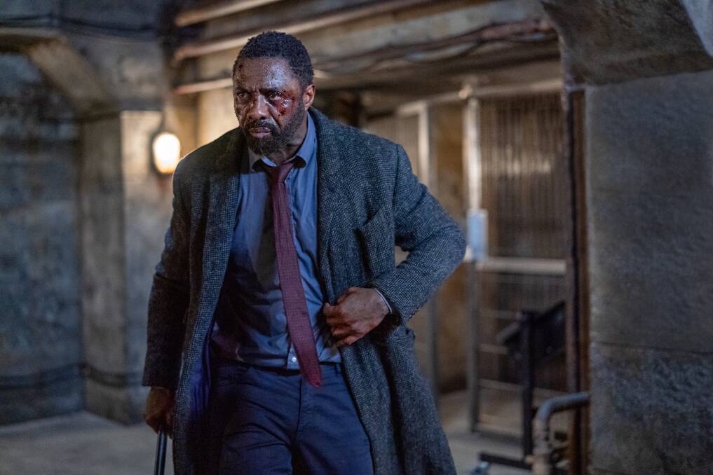Idris Elba is back as DCI John Luther in film Luther: The Fallen Sun while, below, Daisy May Cooper is Costello Jones in Rain Dogs. Pictures by Netflix, HBO/Binge