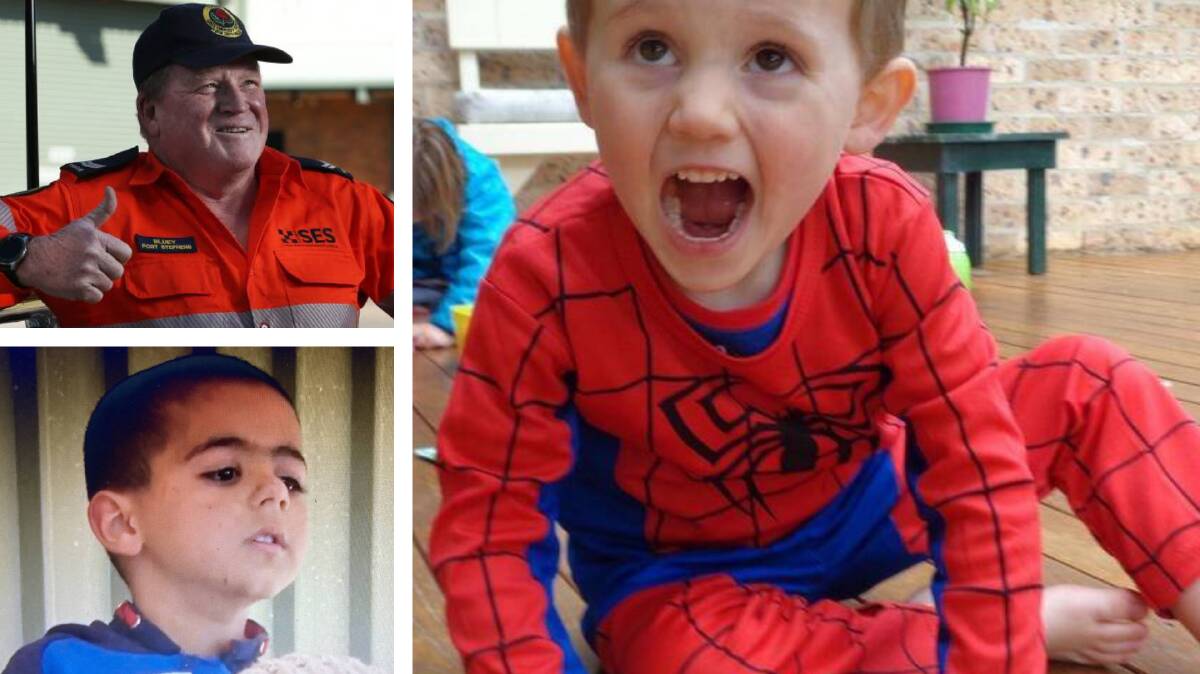 William Tyrrell (right), Greg Chalmers (top) and AJ Elfalak.