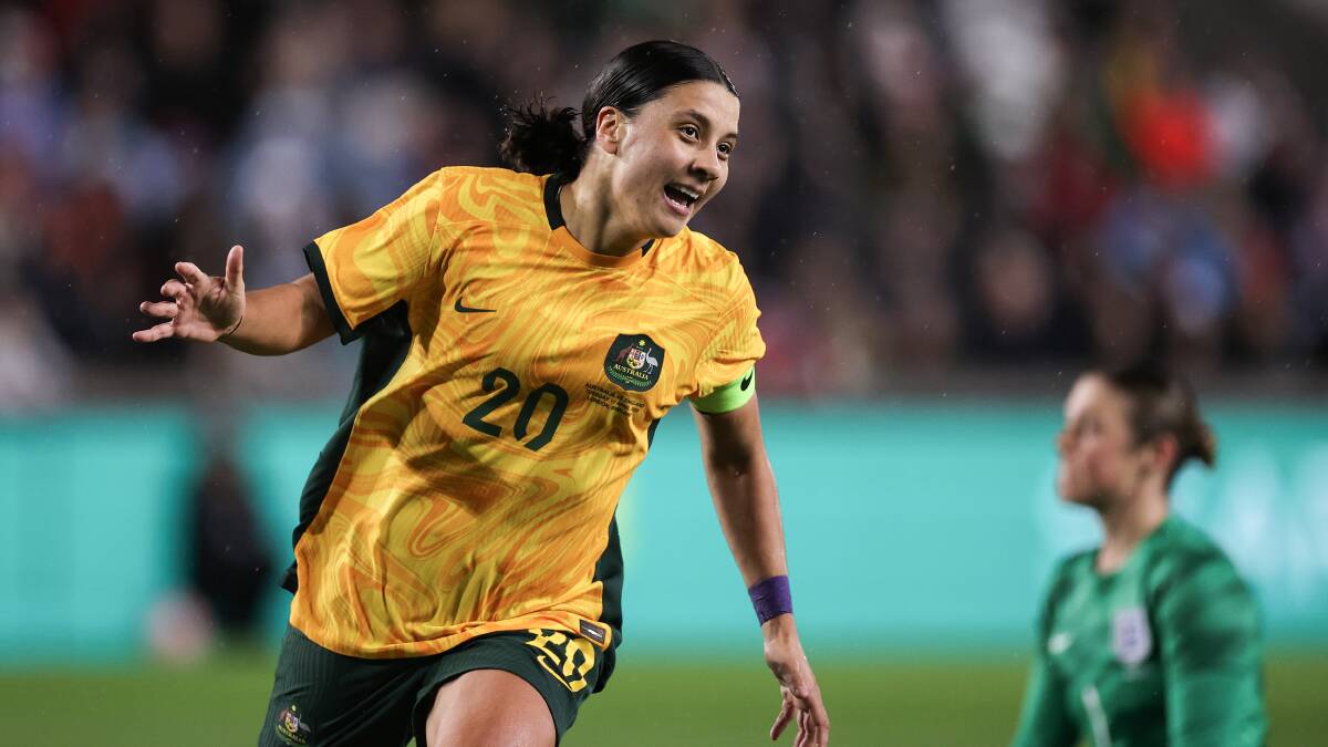 The popularity of Matildas star Sam Kerr is set to soar during the World Cup. Picture Getty Images