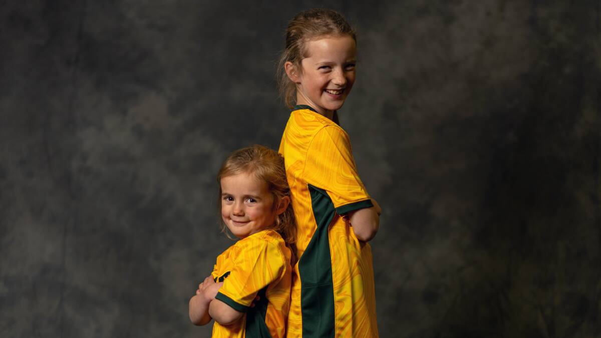 Charlotte, left, and Hayley Scott can't wait for the World Cup. Picture by Gary Ramage