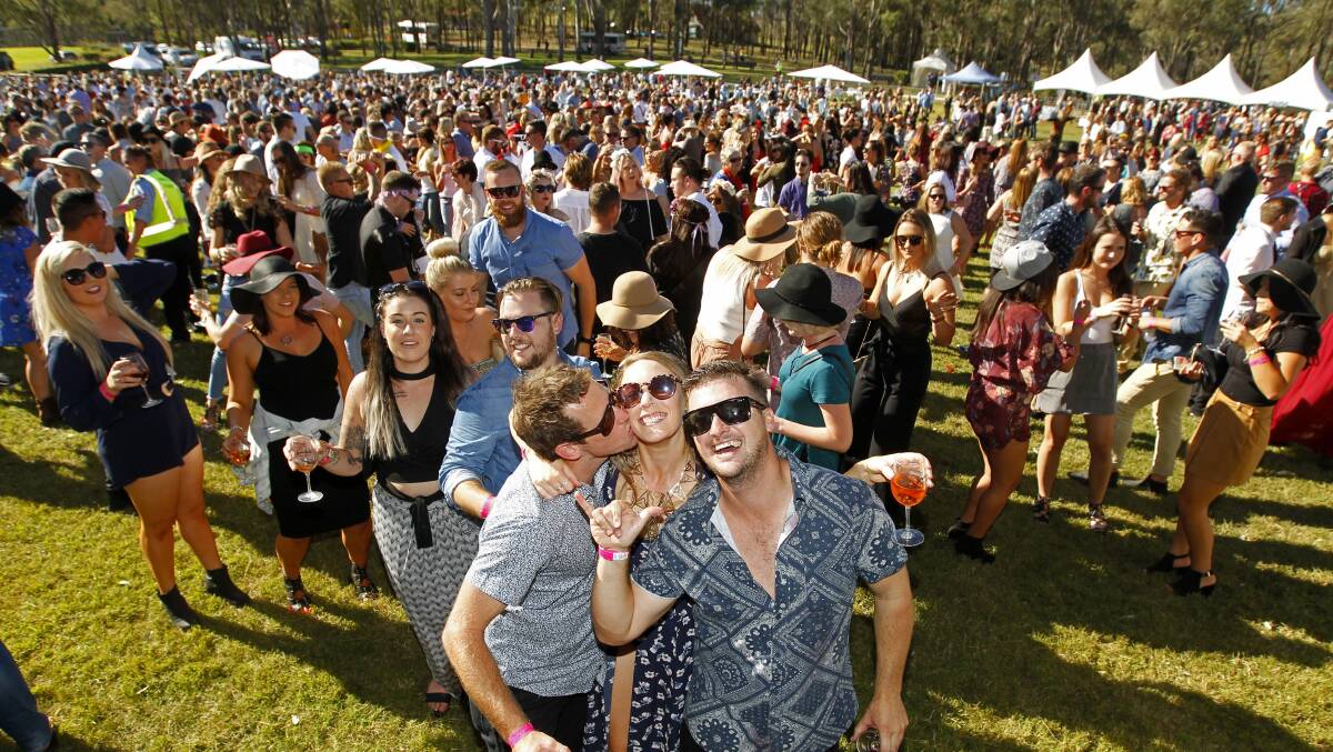 Lovedale Long Lunch at Wandin Valley in 2016. Picture: Jonathan Carroll