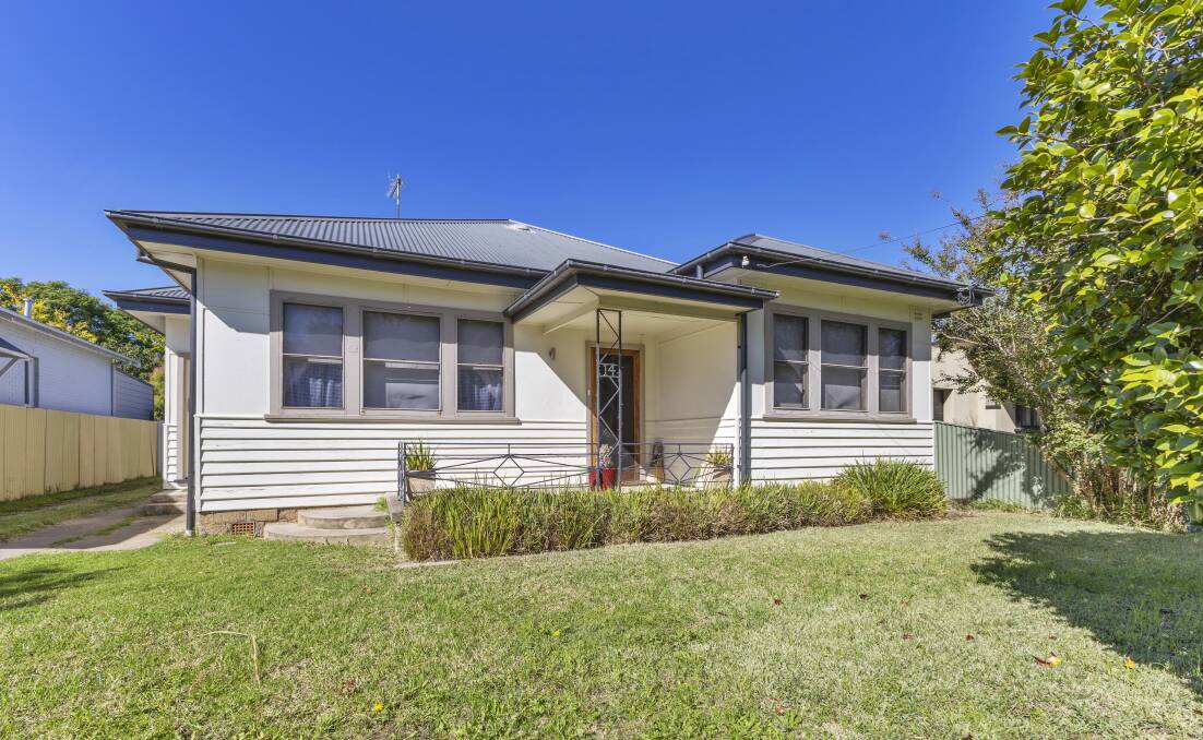 This house at 14 Rhoda Avenue Wagga is going to auction on Saturday with a guide of $650,000 to $700,000. Photo was supplied.