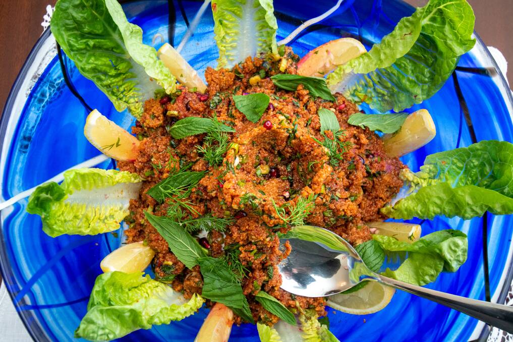 Kisir, a fine bulgur salad. Picture by Sitthixay Ditthavong