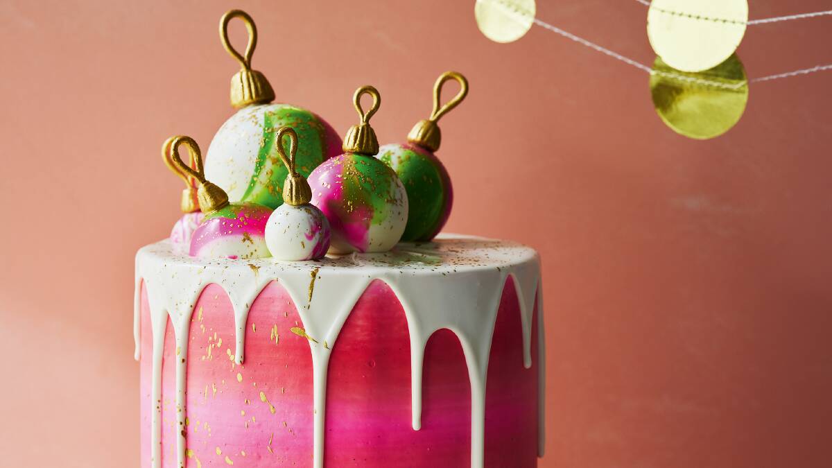 Katherine Sabbath's Chocolate Christmas surprise cake is a showstopper. Picture by Jeremy Simons