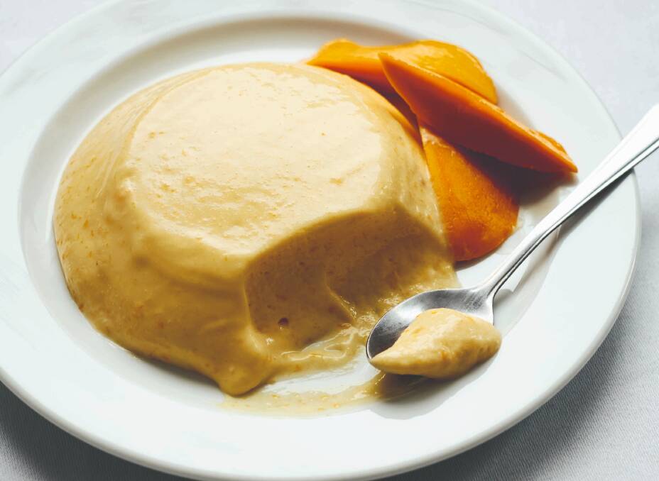 Mango buttermilk pudding. Picture supplied