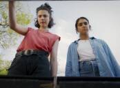 Margaret Qualley, left, and Geraldine Viswanathan in Drive-Away Dolls. Picture supplied