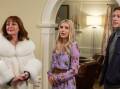 Susan Sarandon, Emma Roberts and Luke Bracey in Maybe I Do. Picture supplied