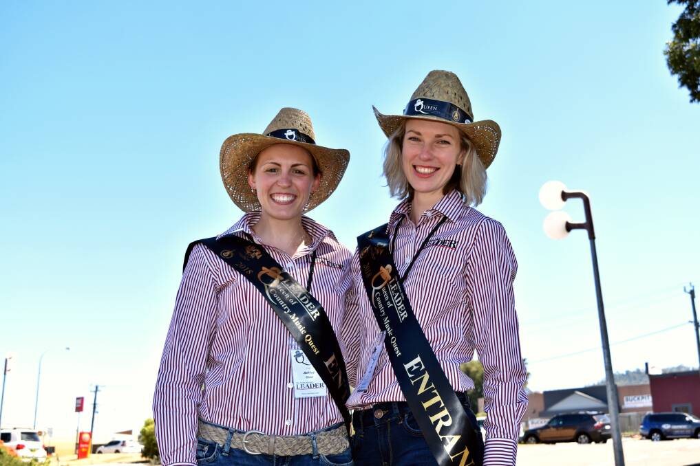 Ashley Ginn and Julie Fleck, both from the Hunter, are competing in this year's The Northern Daily Leader Queen of Country Music Quest. Photo: Ben Jaffrey