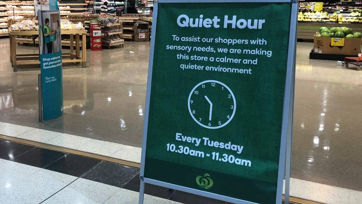 Quiet hour at Woolworths aims to take stress out of shopping