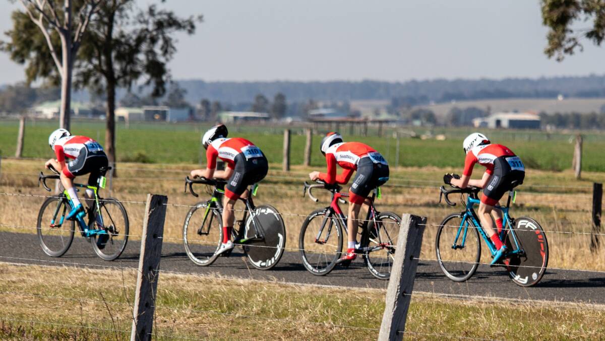 PEDAL POWER: Action from the 2019 NSW Club Team Time Trial Championships and Singleton Challenge. Pic: Cycling NSW Facebook
