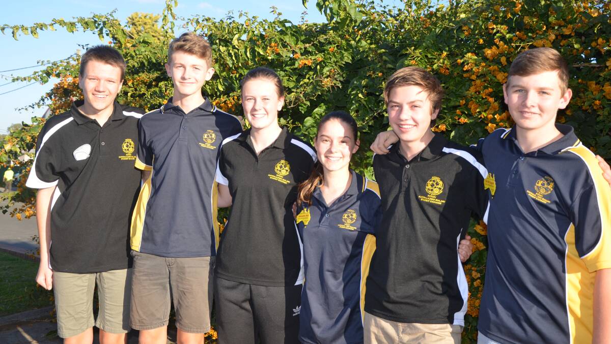 LIFE-LONG FRIENDSHIPS: Tristan Cherrill, Paddy McTaggart, May Hodgkinson, Samantha Bell, Hamish Hawthorne and Fin McTaggart who are part of the RANZSE program.