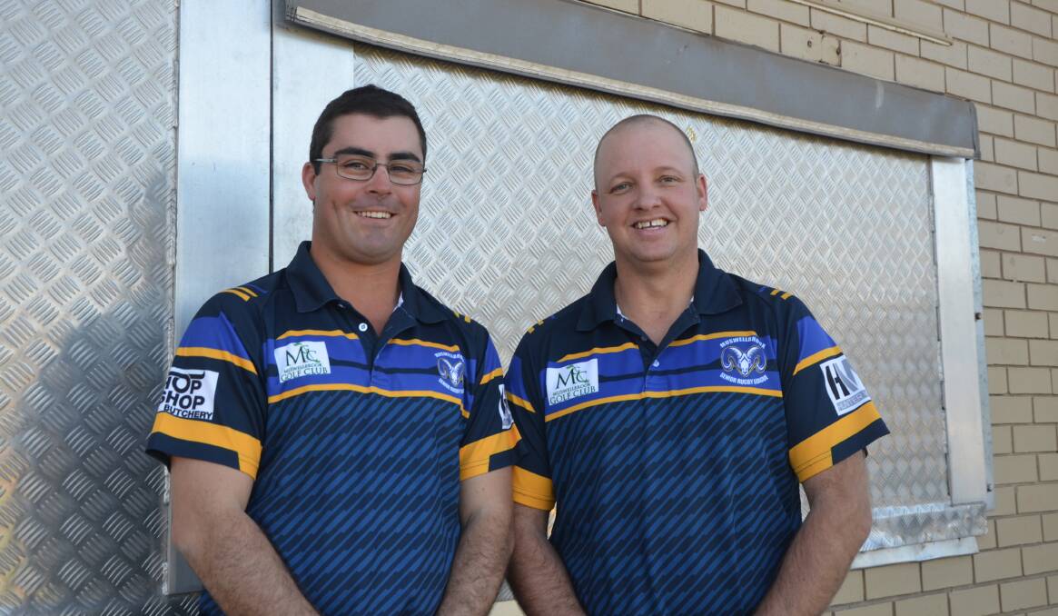  Muswellbrook Rams co-coaches Marcus Bower and John Deakin