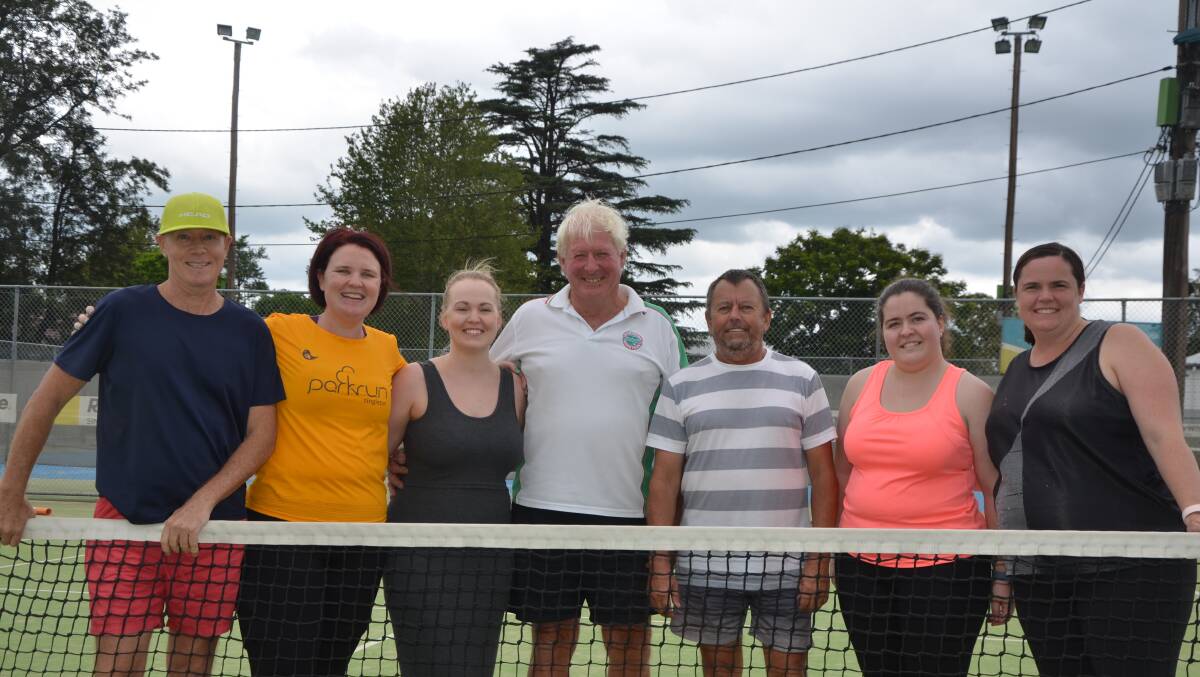 ACES: Howe Park Tennis Club committee members Lachlan Evans, Cassie Botes, Laura Sneddon, Craig Miles, Terry Horne, Kate Perrin and Heidi Stanford. Absent: Mark Rix, Gary Brenton, Mitch Ryan