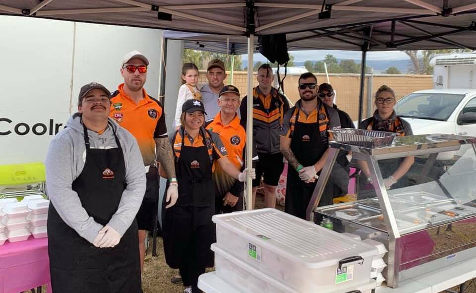 BIG WEEKEND: After helping out at the Aberdeen Highland Games on Saturday, the Tigers then enjoyed a 70-6 victory over the Denman Devils on Sunday.