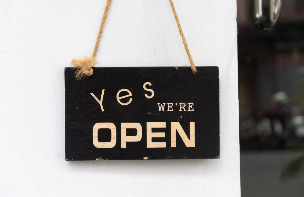 Let us know you're Open for Business