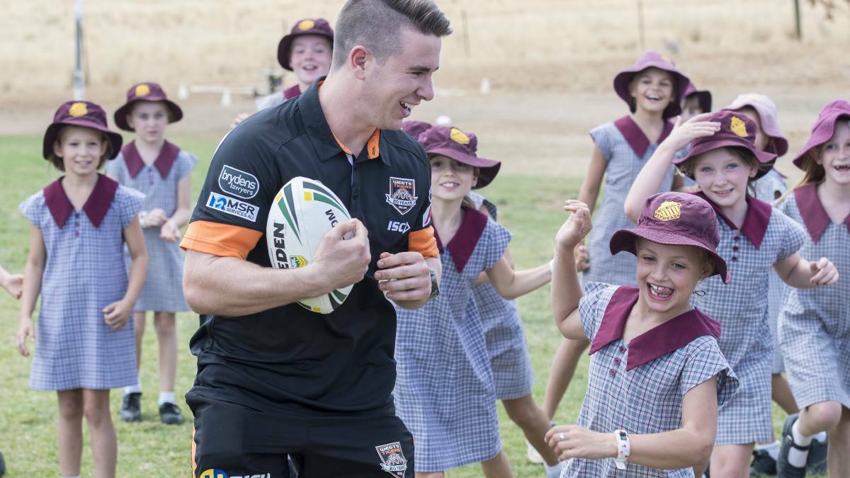 PATHWAY: Former Hunter Valley Group 21 junior Jock Madden, who is now at the Wests Tigers.