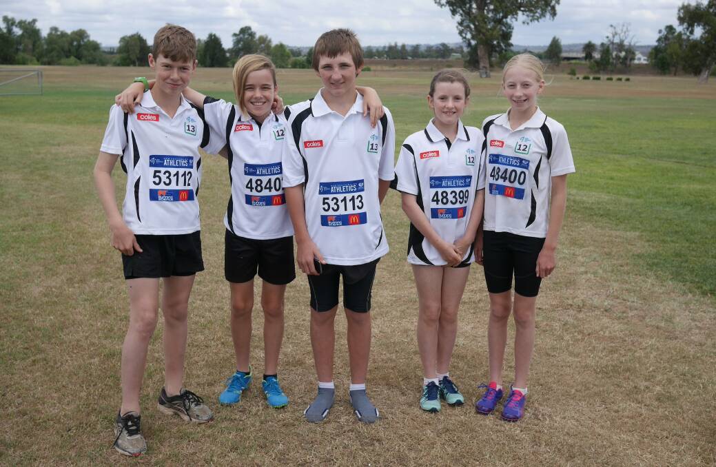 Merriwa athletes Thomas Hunt, Cody Bates, Dylan Keane, Rihanna Hunt and Darcy Taaffe are hoping to attend an athletics training camp in Sydney next month if the club can raise sufficient funds to get them there. 