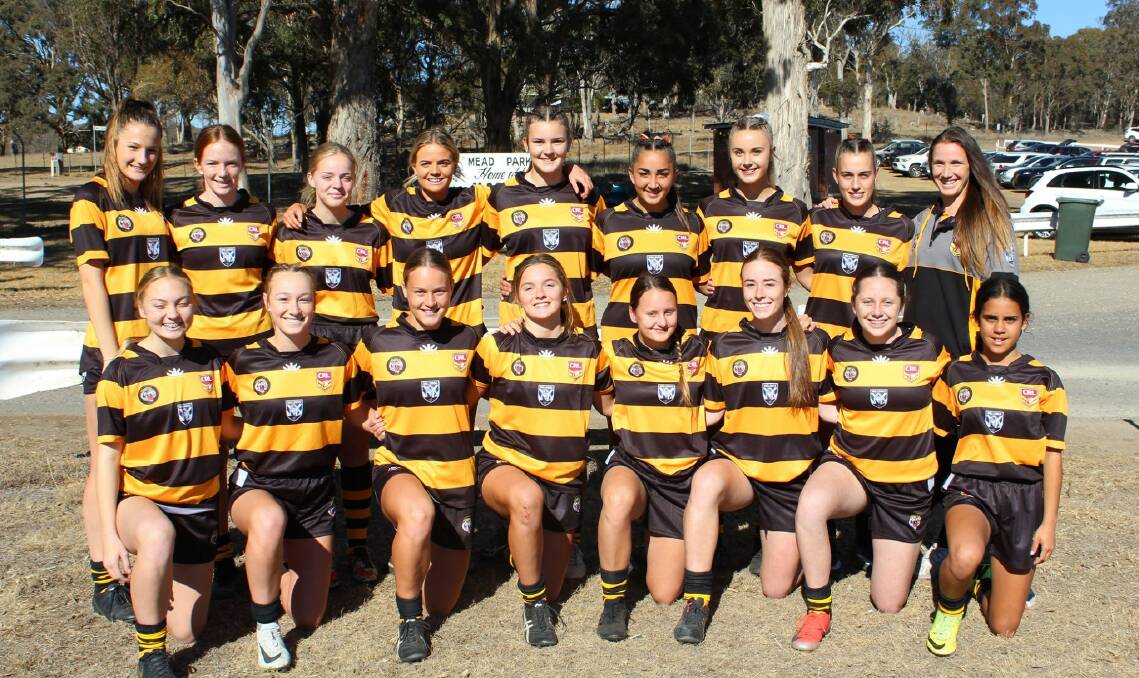 GALLANT IN DEFEAT: The Greater Northern Tigers squad, which contested the inaugural 2019 CRL Country Under-16 League Tag Championships at Wyong.