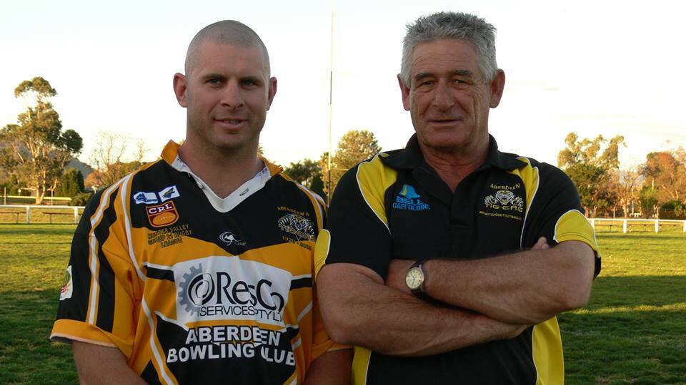 LEGENDS: Aberdeen Tigers duo Mark Wilton and Ron Foot.