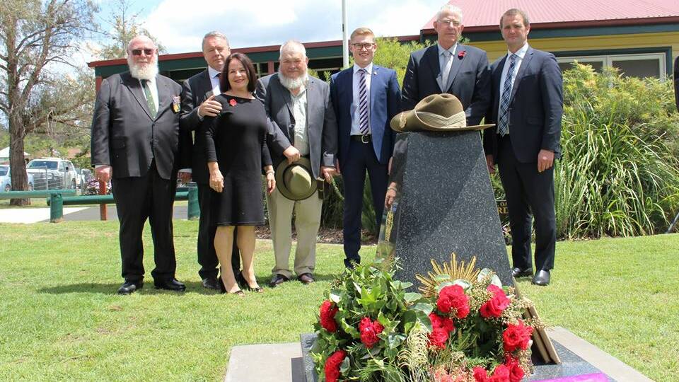 LEST WE FORGET: Hunter MP Joel Fitzgibbon attended one of the many Remembrance Day ceremonies.