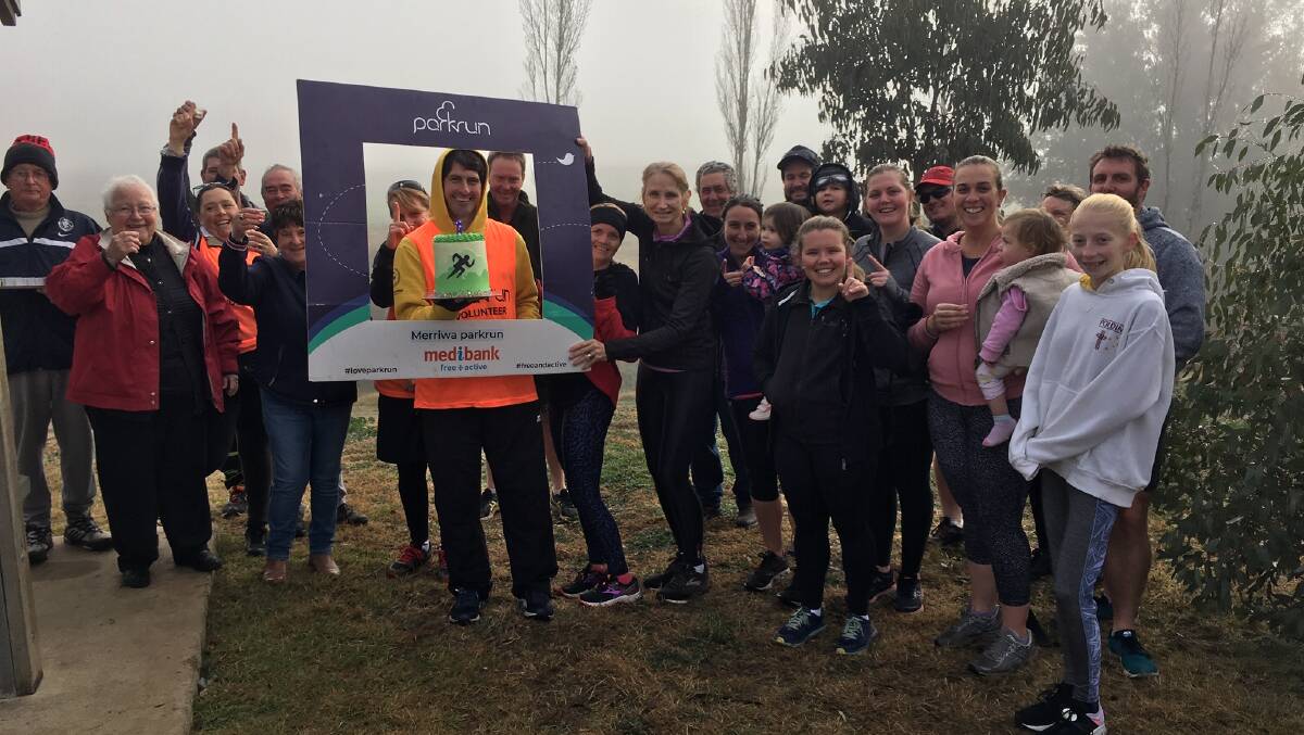 About 30 runners and walkers turned out to celebrate Merriwa Parkruns first birthday on Saturday.
