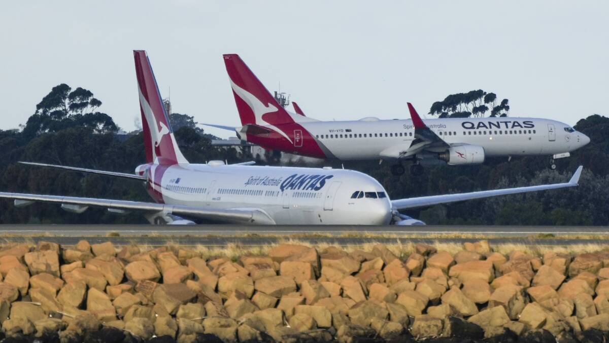 Aviation firefighters will hold a stop-work, saying passenger safety is not being protected. Picture by AP Photo/Mark Baker