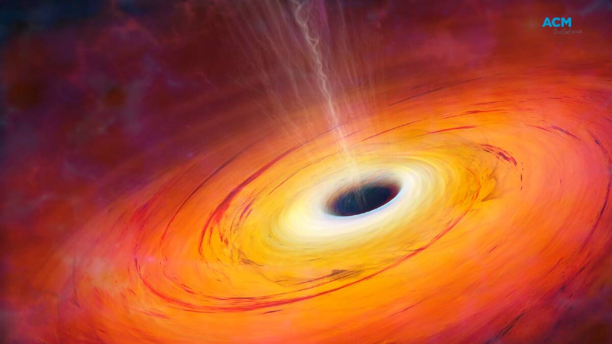 A black hole is an extremely massive object that is typically formed when a dying star collapses in on itself. File picture.