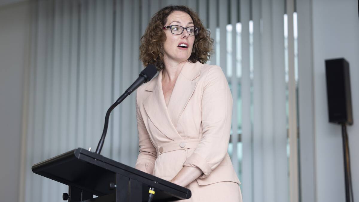 Canberra MP Alicia Payne - one of just eight MPs to give a stuff about JobSeeker. Picture by Keegan Carroll