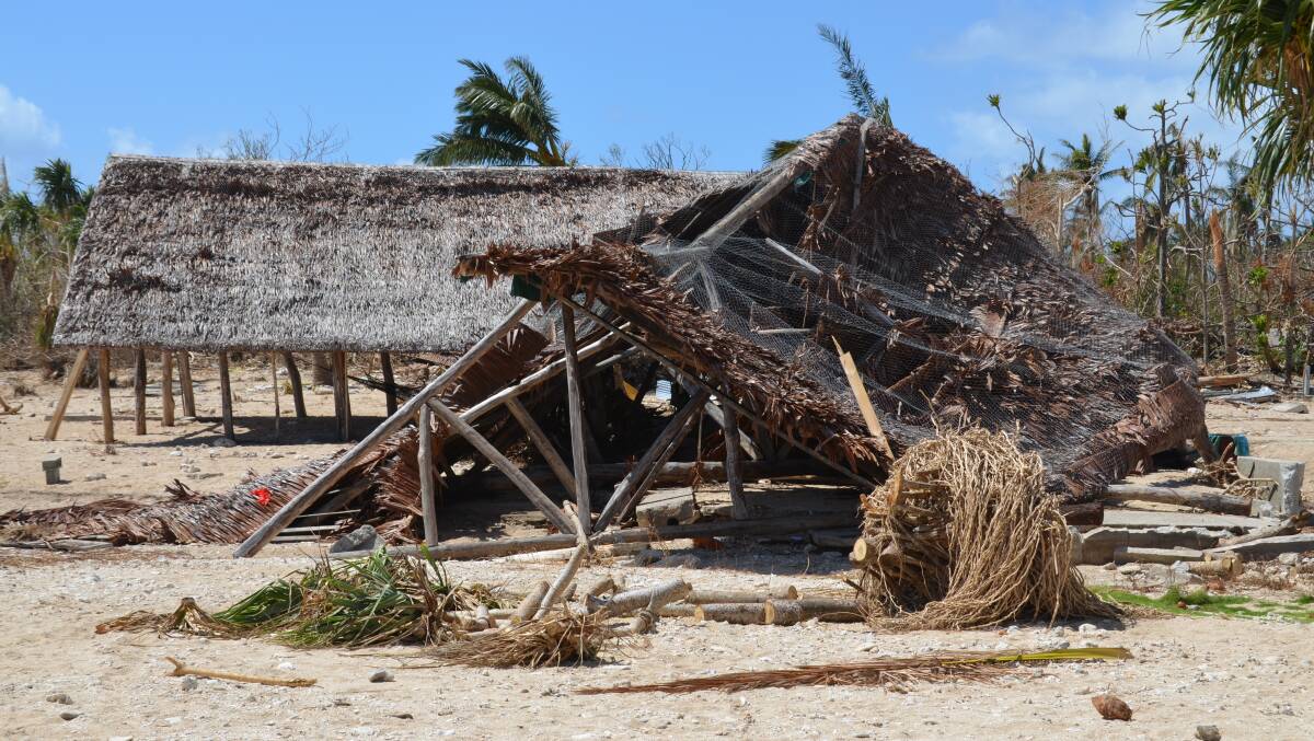 The after-effects of a cyclone in Vanuatu. Picture by Shutterstock