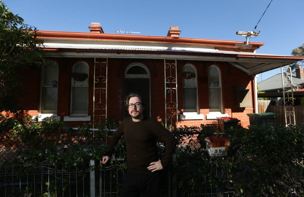 Lifestyle choice: Nick Milligan and his partner Amanda choose to rent in Hamilton because it allows them to enjoy a lifestyle that they would not be able to afford if they were paying a mortgage. Picture: Jonathan Carroll  