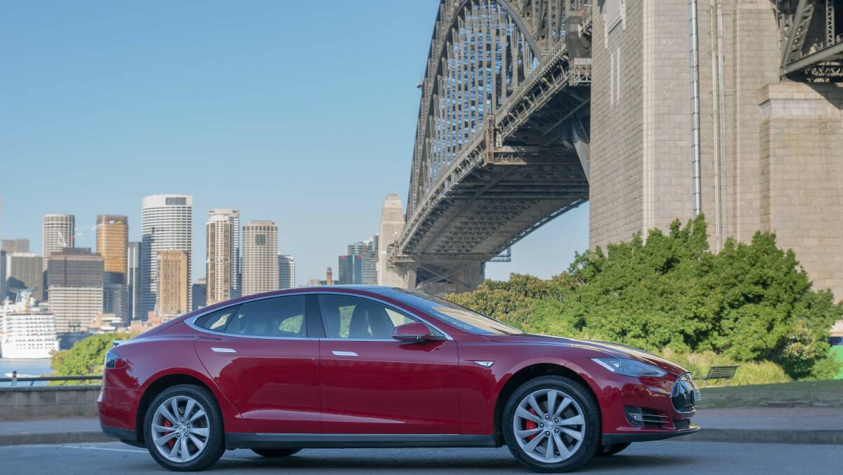 Teslas are an increasingly common sight in Australia, but only in the wealthier suburbs. Picture Shutterstock