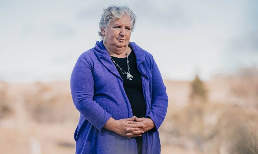 REVIEW CALL: Ngarigo elder and chairperson of the Southern Kosciuszko Executive Advisory Committee, Aunty Iris White. Picture: NSW Department of Planning