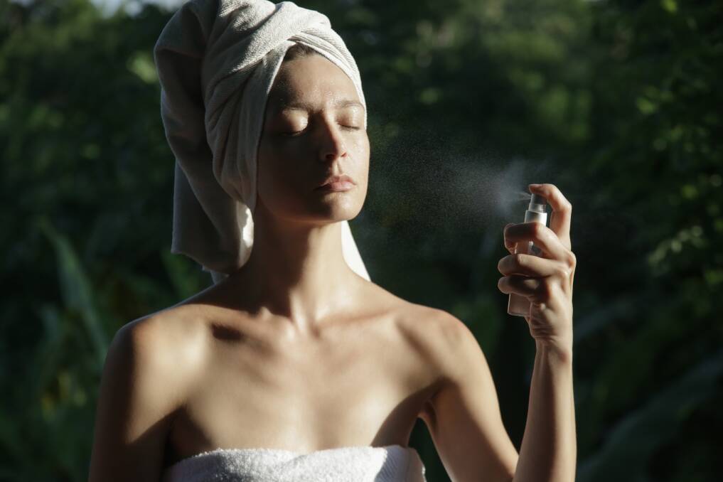 As well as feeling lovely, facial mists can help awaken, brighten and soothe your skin. Picture from Shutterstock