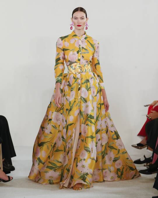 Inspired by The Secret Garden, a beloved book from Carolina Herrera's creative director Wes Gordons childhood, the label's spring/summer 2023 collection was unveiled in New York on September 12. Picture supplied